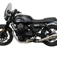 Exhaust compatible with Moto Guzzi V7 III Special-Stone-Carbon 2017-2018, Vintacone, Racing full system exhaust 