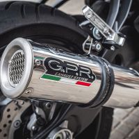 Egzoz ile uyumlu Yamaha Mt-07 2014-2016, M3 Inox , Onaylanmış ve yasal, çıkarılabilir db öldürücü dahil tam sistem egzozu 