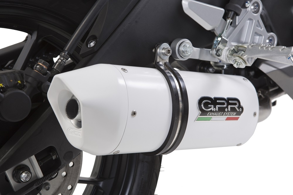 Egzoz ile uyumlu Yamaha Mt 125 2017-2019, Albus Ceramic, Onaylı egzoz, bağlantı borusu ve çıkarılabilir db öldürücü dahil Avrupa DIŞI pazarlar için yasal 