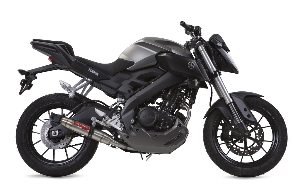 Egzoz ile uyumlu Yamaha Mt 125 2017-2019, Deeptone Inox, Onaylı egzoz, bağlantı borusu ve çıkarılabilir db öldürücü dahil Avrupa DIŞI pazarlar için yasal 