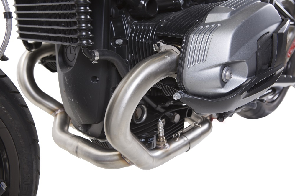 Exhaust compatible with Bmw R Nine-T 1200 -Pure -Racer -Scrambler -Urban G-S 2013-2019, Decatalizzatore, Decat pipe 