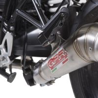 Egzoz ile uyumlu Bmw R Nine-T 1200 -Pure -Racer -Urban G-S 2017-2023, Powercone Evo, Egzoz yasal, onaylı, çıkarılabilir db killer ve bağlantı borulu susturucu 