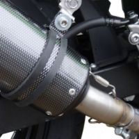 Egzoz ile uyumlu Kawasaki Ninja 300 R 2012-2017, Powercone Evo, Egzoz yasal, onaylı, çıkarılabilir db killer ve bağlantı borulu susturucu 