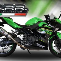 GPR exhaust compatible with  Kawasaki Z 400 2023-2024, New Grand Prix Evo Titanium, Racing full system exhaust  