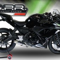 Egzoz ile uyumlu Kawasaki Ninja 650 2023-2024, Deeptone Inox, Yalnızca gürültü için onaylanan sistem, AB dışındaki pazarlar için geçerlidir Tam hat, susturucu artı toplayıcı 