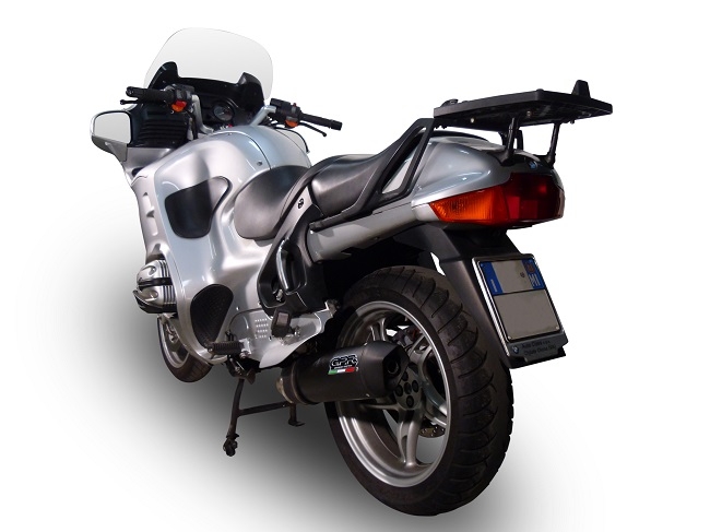 Egzoz ile uyumlu Bmw R 1150 Rt 2000-2006, Furore Nero, Egzoz yasal, onaylı, çıkarılabilir db killer ve bağlantı borulu susturucu 
