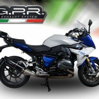 Egzoz ile uyumlu Bmw R 1200 Rs Lc 2015-2016, Furore Nero, Egzoz yasal, onaylı, çıkarılabilir db killer ve bağlantı borulu susturucu 