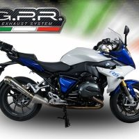 Egzoz ile uyumlu Bmw R 1200 Rs Lc 2015-2016, Powercone Evo, Egzoz yasal, onaylı, çıkarılabilir db killer ve bağlantı borulu susturucu 
