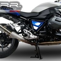 Egzoz ile uyumlu Bmw R 1200 Rs Lc 2015-2016, Powercone Evo, Egzoz yasal, onaylı, çıkarılabilir db killer ve bağlantı borulu susturucu 