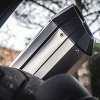 Egzoz ile uyumlu Bmw R 1250 Gs -Adventure 2021-2024, Hyper Sonic Titanium, Egzoz yasal, onaylı, çıkarılabilir db killer ve bağlantı borulu susturucu 