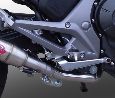 Egzoz ile uyumlu Honda Nc 700 X - S Dct 2012-2018, Powercone Evo, Egzoz yasal, onaylı, çıkarılabilir db killer ve bağlantı borulu susturucu 