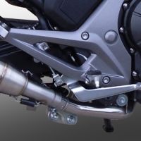 Egzoz ile uyumlu Honda Nc 700 X - S Dct 2012-2018, Powercone Evo, Egzoz yasal, onaylı, çıkarılabilir db killer ve bağlantı borulu susturucu 