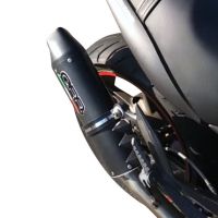 Exhaust compatible with Cagiva V-Raptor 1000 2000-2002, Furore Nero, Dual Homologated legal slip-on exhaust including removable db killers and link pipes 
