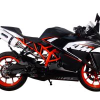 Egzoz ile uyumlu Ktm Rc 125 2014-2016, Albus Ceramic, Egzoz yasal, onaylı, çıkarılabilir db killer ve bağlantı borulu susturucu 