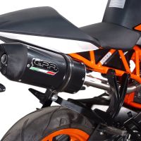 Egzoz ile uyumlu Ktm Rc 200 2014-2021, Deeptone Inox, Egzoz yasal, onaylı, çıkarılabilir db killer ve bağlantı borulu susturucu 