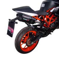Egzoz ile uyumlu Ktm Rc 125 2014-2016, Furore Nero, Yarış Sistemi Susturucu ve özel bağlantı borusu 