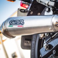 Egzoz ile uyumlu Royal Enfield Continental 650 2019-2020, Powercone Evo, Yalnızca gürültü için onaylanan sistem, AB dışındaki pazarlar için geçerlidir Double Susturucu ve özel bağlantı borusu 