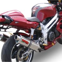 Egzoz ile uyumlu Aprilia Rsv 1000 R Factory 2004-2005, Trioval, Homologe sistem Double Susturucu ve özel bağlantı borusu 