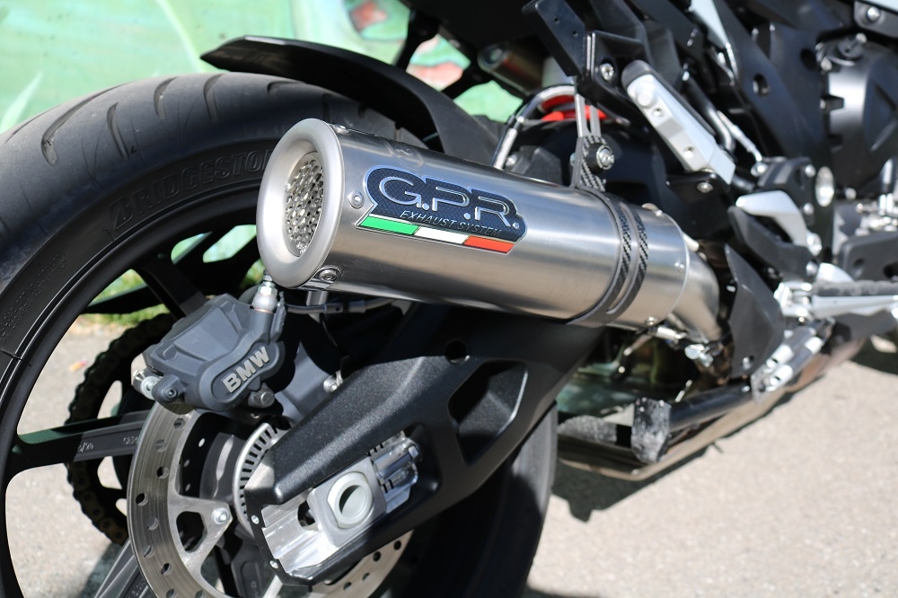 Egzoz ile uyumlu Bmw S 1000 XR -M 2020-2025, M3 Inox , Egzoz yasal, onaylı, çıkarılabilir db killer ve bağlantı borulu susturucu 