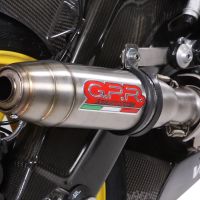 Egzoz ile uyumlu Bmw S 1000 Rr 2009-2011, Deeptone Inox, Egzoz yasal, onaylı, çıkarılabilir db killer ve bağlantı borulu susturucu 
