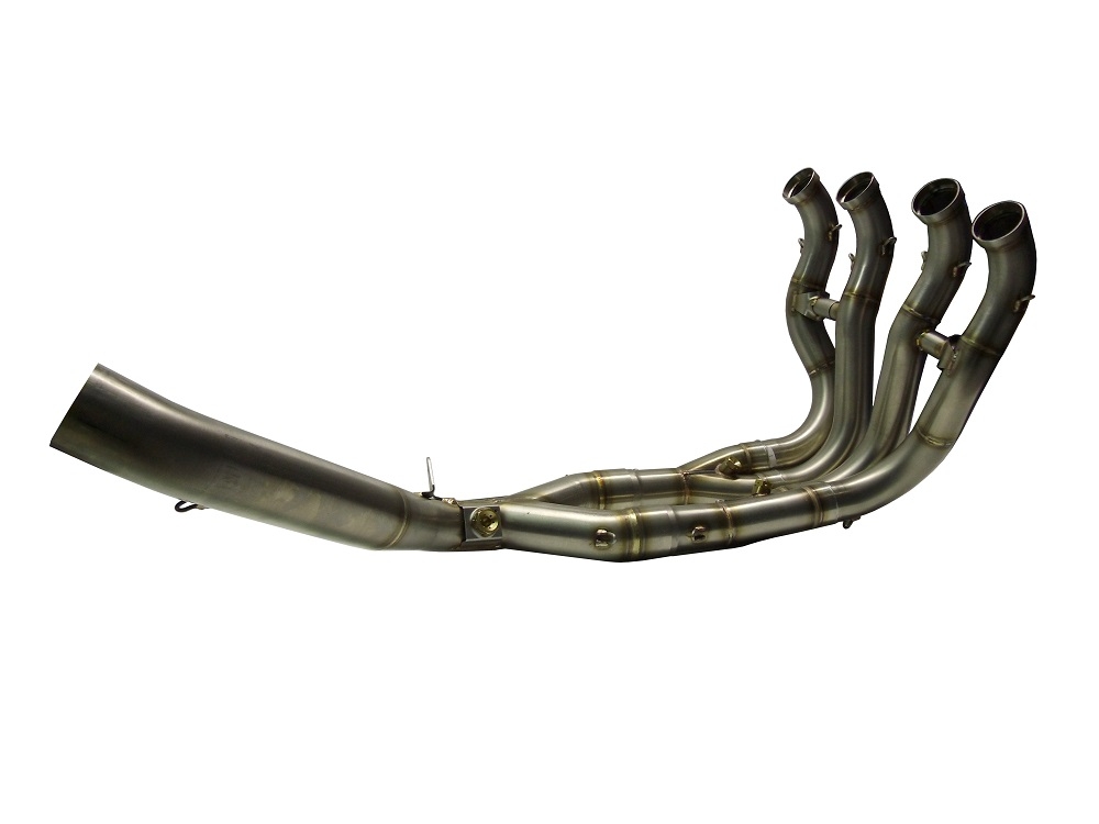 Exhaust compatible with Bmw S 1000 RR -M 2010-2014, M3 Titanium Natural, Homologated legal full system exhaust, including removable db killer 