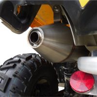 Egzoz ile uyumlu Can Am Outlander 500 Max 2013-2015, Deeptone Atv, Egzoz yasal, onaylı, çıkarılabilir db killer ve bağlantı borulu susturucu 