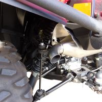 Egzoz ile uyumlu Polaris Sportsman Xp 850 - Xp 850 Forest 2010-2014, Power Bomb, Egzoz yasal, onaylı, çıkarılabilir db killer ve bağlantı borulu susturucu 