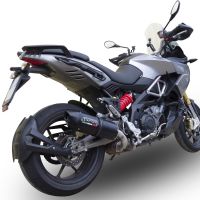 Egzoz ile uyumlu Aprilia Caponord 1200 2013-2016, Furore Nero, Egzoz yasal, onaylı, çıkarılabilir db killer ve bağlantı borulu susturucu 