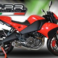 Egzoz ile uyumlu Buell 1125 R -CR 2005-2009, Powercone Evo, Homologe sistem Susturucu artı yarı tam kollektör 