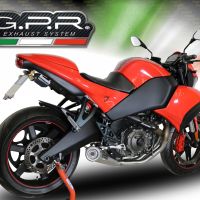 Egzoz ile uyumlu Buell 1125 R -CR 2005-2009, Powercone Evo, Homologe sistem Susturucu artı yarı tam kollektör 