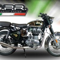 Egzoz ile uyumlu Royal Enfield Continental GT 535 2014-2016, Deeptone Inox, Yarış Sistemi Susturucu ve özel bağlantı borusu 