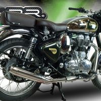 Egzoz ile uyumlu Royal Enfield Continental GT 535 2014-2016, Deeptone Inox, Yarış Sistemi Susturucu ve özel bağlantı borusu 