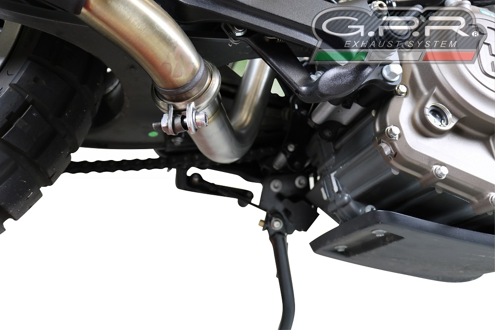 Egzoz ile uyumlu Husqvarna Vitpilen 401 2018-2019, Decatalizzatore, Yarış Sistemi Katalizörü ortadan kaldırmak için boru sistemir 
