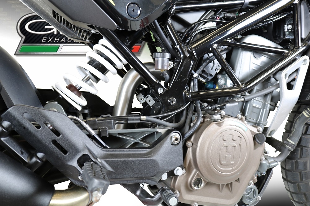 Egzoz ile uyumlu Husqvarna Vitpilen 401 2018-2019, Decatalizzatore, Yarış Sistemi Katalizörü ortadan kaldırmak için boru sistemir 