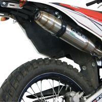 Egzoz ile uyumlu Beta RR 125 Enduro Lc 4t 2010-2018, Deeptone Inox, Egzoz yasal, onaylı, çıkarılabilir db killer ve bağlantı borulu susturucu 