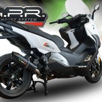 Egzoz ile uyumlu Bmw C 650 Sport 2016-2020, Furore Evo4 Nero, Egzoz yasal, onaylı, çıkarılabilir db killer ve bağlantı borulu susturucu 