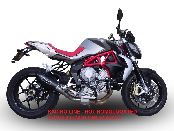 Egzoz ile uyumlu Mv Agusta Brutale 800 2017-2020, Furore Evo4 Nero, Onaylı egzoz, bağlantı borusu ve çıkarılabilir db öldürücü dahil Avrupa DIŞI pazarlar için yasal 