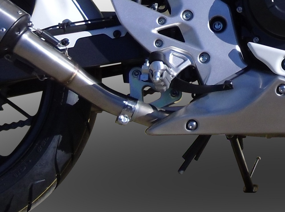 Egzoz ile uyumlu Honda Cb 500 F 2013-2015, Albus Ceramic, Egzoz yasal, onaylı, çıkarılabilir db killer ve bağlantı borulu susturucu 