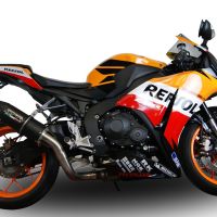 Egzoz ile uyumlu Honda Cbr 1000 Rr 2014-2016, Furore Poppy, Egzoz yasal, onaylı, çıkarılabilir db killer ve bağlantı borulu susturucu 