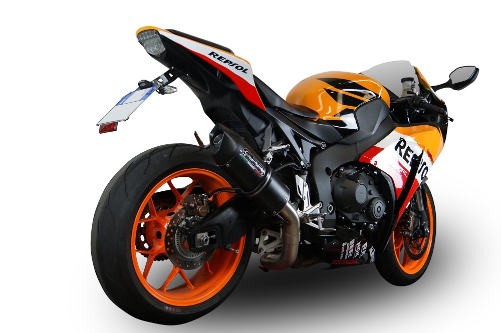 Egzoz ile uyumlu Honda Cbr 1000 Rr 2014-2016, Furore Nero, Egzoz yasal, onaylı, çıkarılabilir db killer ve bağlantı borulu susturucu 