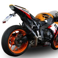 Egzoz ile uyumlu Honda Cbr 1000 Rr 2014-2016, Furore Nero, Egzoz yasal, onaylı, çıkarılabilir db killer ve bağlantı borulu susturucu 