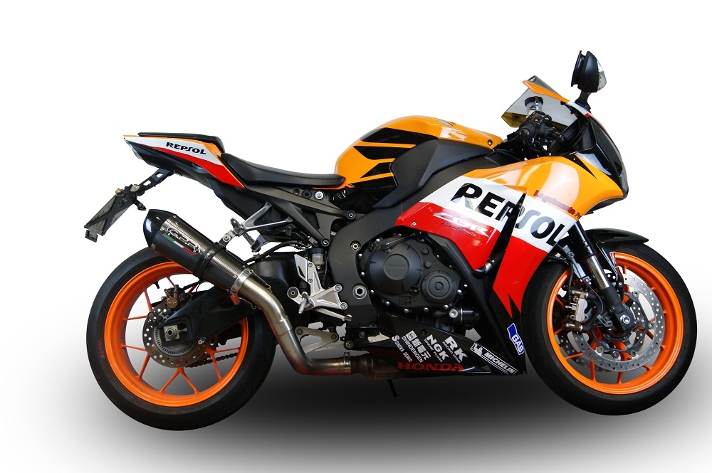 GPR exhaust compatible with  Honda Cbr 1000 Rr 2014-2016, New Grand Prix Evo Titanium, Racing slip-on exhaust including link pipe 