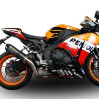 GPR exhaust compatible with  Honda Cbr 1000 Rr 2014-2016, New Grand Prix Evo Titanium, Racing slip-on exhaust including link pipe 