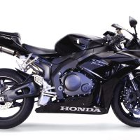 Egzoz ile uyumlu Honda Cbr 1000 Rr 2004-2007, Tiburon Titanium, Egzoz yasal, onaylı, çıkarılabilir db killer ve bağlantı borulu susturucu 