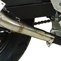 Exhaust compatible with Honda Cbr 300 R 2014-2016, Albus Ceramic, Homologated legal slip-on exhaust including removable db killer and link pipe 