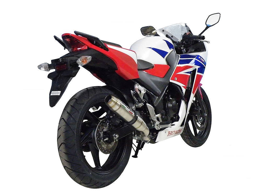 Egzoz ile uyumlu Honda Cbr 300 R 2014-2016, Deeptone Inox, Yarış Sistemi Susturucu ve özel bağlantı borusu 