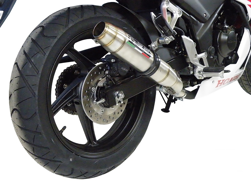 Egzoz ile uyumlu Honda Cbr 300 R 2014-2016, Deeptone Inox, Yarış Sistemi Susturucu ve özel bağlantı borusu 