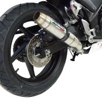 Egzoz ile uyumlu Honda Cbr 300 R 2014-2016, Deeptone Inox, Yarış Sistemi Susturucu ve özel bağlantı borusu 