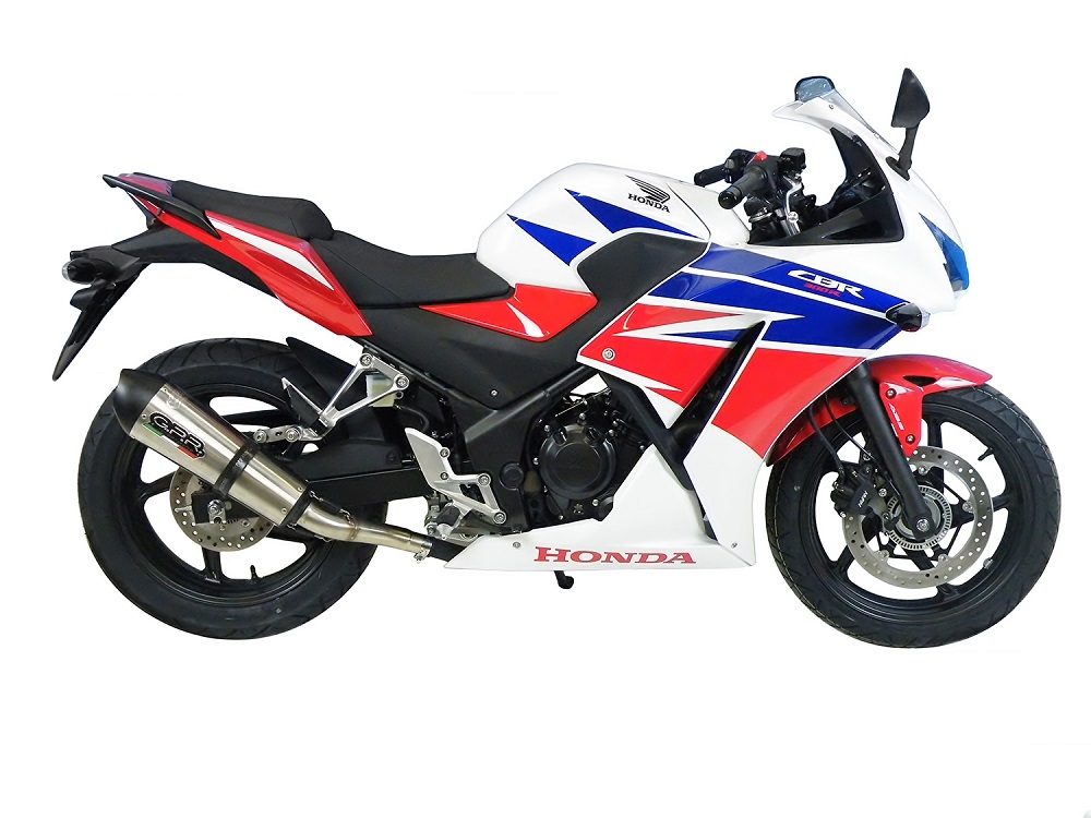 Egzoz GPR ile uyumlu  Honda Cbr 300 R 2014-2016, New Grand Prix Evo Titanium, Yarış Sistemi Susturucu ve özel bağlantı borusu 