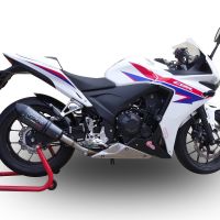 Egzoz GPR ile uyumlu  Honda Cbr 500 R 2023-2024, New Grand Prix Evo Poppy, Egzoz yasal, onaylı, çıkarılabilir db killer ve bağlantı borulu susturucu 